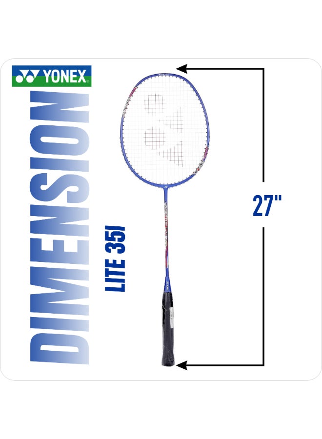 يونيكس مضرب تنس الريشة Yonex Voltric Lite 35i بغطاء كامل - إطار خفيف الوزن وقوي لضربات ساحقة قوية وسرعة تأرجح عالية وأداء شامل - Image 4